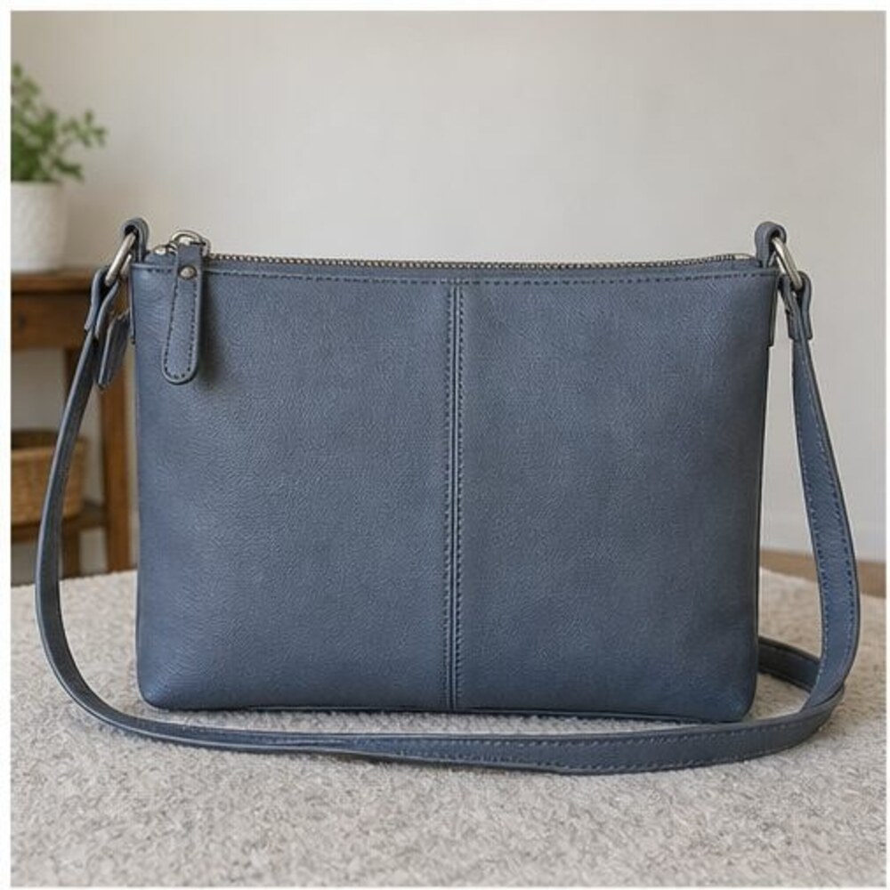 Charcoal Vegan Leather Bag